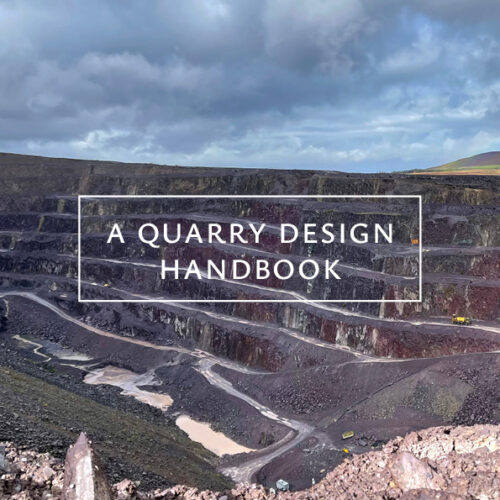 The Quarry Design Handbook is about the design of new quarries, quarry extensions or revised quarry working schemes. The Handbook is a reference and guide to those involved in designing and operating quarries.